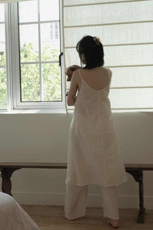 桑蚕丝羊绒匹马棉清爽衬裙/打底裤（认证进口supima） 商品图0