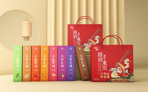 4KG  回韵七彩挂面礼盒500g*8 商品图1