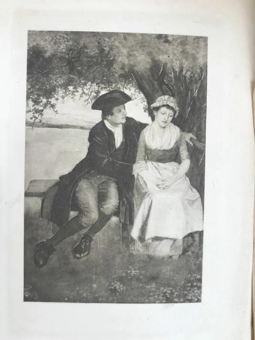 1898年 戈德史密斯《荒弃村庄》 12幅插图 漆布精装32开 商品图5