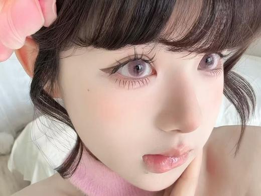 <月抛中直径>-Yeelens月抛-樱花雨 粉-14.2mm【月抛 0-800度 不含525/575】 商品图4