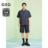 GXG男装 轻水洗短袖衬衫古巴领牛仔衬衣度假风上衣 2025夏季热卖 商品缩略图1