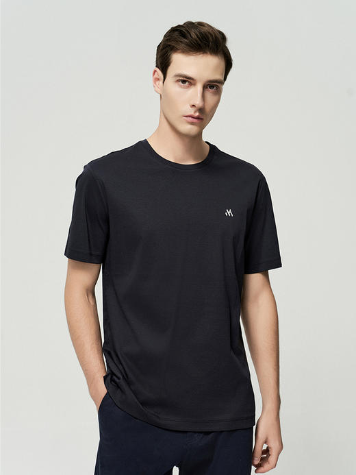 【半价款多色男士T桖】25年夏季新品男士圆领短袖棉质薄款商务休闲上衣 商品图1