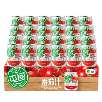 屯河 100%番茄汁250ml*24 0蔗糖防腐剂果蔬汁番茄红素内蒙新疆番茄汁 /水饮冲调 /饮料 /果蔬汁/饮料 商品图3