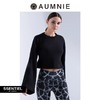 AUMNIE澳弥尼丨女士新款运动上衣健身休闲外套喇叭袖短款卫衣 商品缩略图0