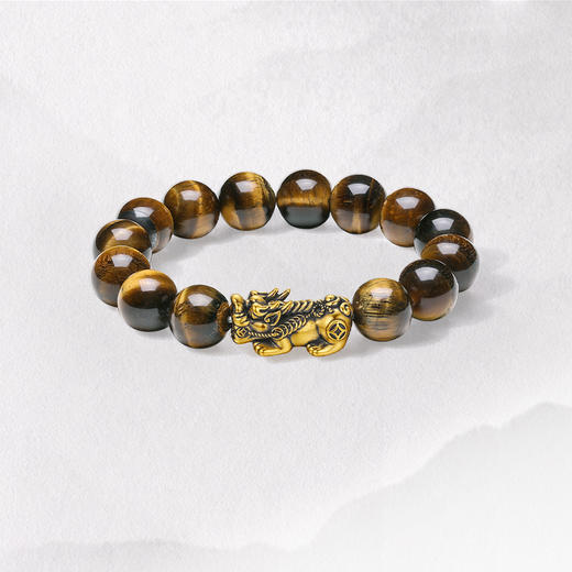 周六福5d硬金定价金曜灵黄金手串父亲节男款父亲节仪式感礼物 商品图2