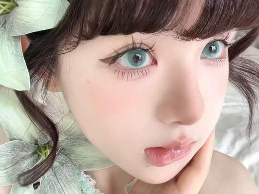 <月抛中直径>-Yeelens月抛-孔雀羽 绿-14.5mm【月抛 0-800度 不含525/575】 商品图4