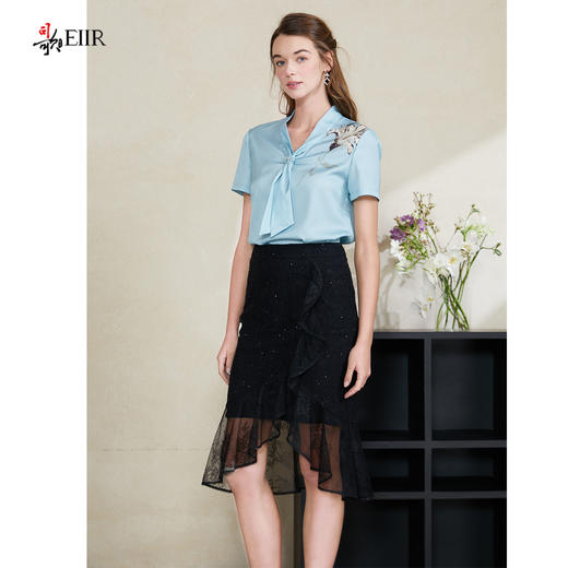 司歌蕾丝鱼尾半裙包臀裙C911176X 商品图1