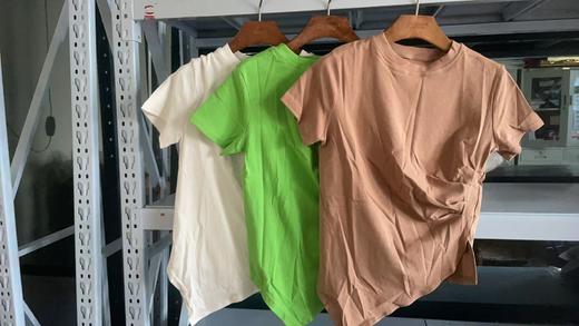 【YT商品推广】侧边褶皱T 商品图0