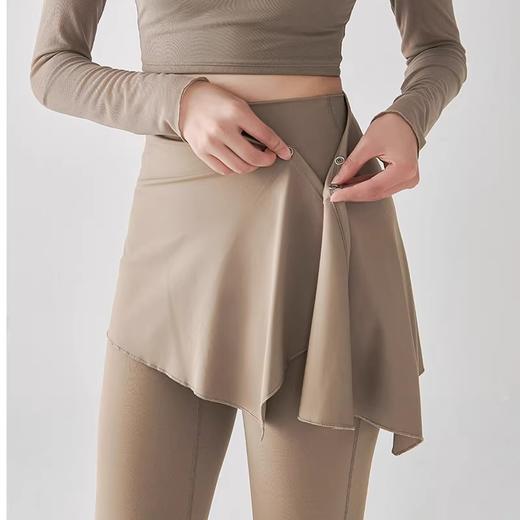 【3~5天发货】跃牌【美度空间】系列 BR假两件屁帘子瑜伽裤防尴尬微喇裤女ADCK52046 商品图4