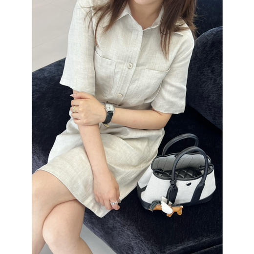 2506302    zhi禾 亚麻衬衫连衣裙 商品图5