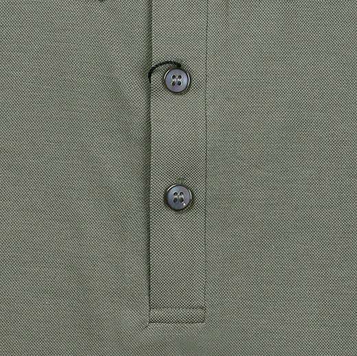 【 1件/119  2件199】占姆士男士净色桑蚕丝翻领短袖POLO衫 一款三色 商品图6