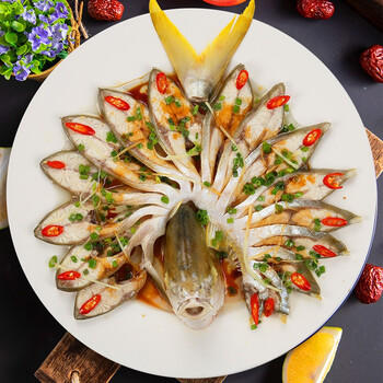 1号会员店（One's Member）甄选海南二去金鲳鱼 700g/2条装 去鳃去内脏 生鲜 鱼类 海鲜水产  /生鲜 /海鲜水产 /鱼类 商品图7