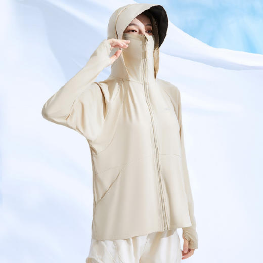 黑胶冰丝防晒衣女士夏季薄款遮阳透气防紫外线原纱upf50+防晒服女 商品图1