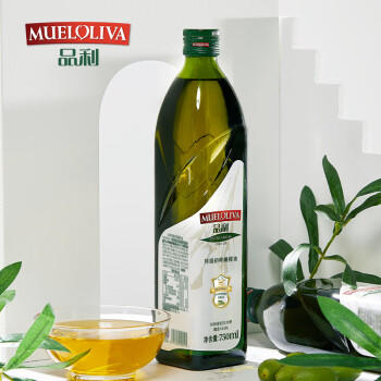 品利（MUELOLIVA）100%特级初榨橄榄油750ml 食用油健身孕妇可用 西班牙原装进口 /粮油调味 /食用油 /橄榄油 商品图4