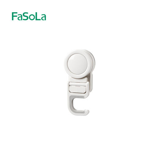 FaSoLa吸盘拖把挂钩家用壁挂免打孔卫生间阳台通用多功能收纳神器 商品图5