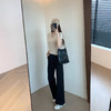 【180大长腿阔腿裤】Lu家同款！2025立体剪裁裸感莫代尔洗工艺轻盈舒适高腰阔腿裤夏款！ 商品缩略图1