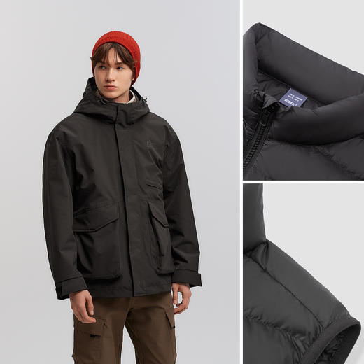 森马中国国家地理系列羽绒服男2025春季新款两件套情侣 商品图6