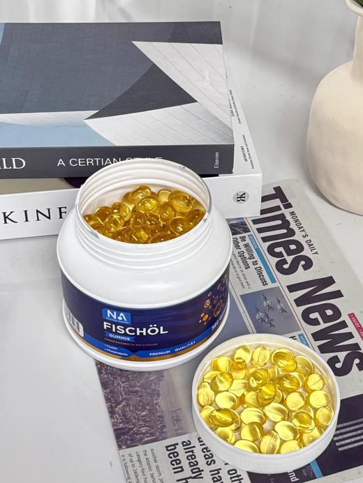 大羊毛来了❗性价比天花板的『德国NA鱼油胶囊320粒』高浓度深海鱼油女生omega3 非鱼肝油EPA软胶囊成人中老年DHA 商品图2