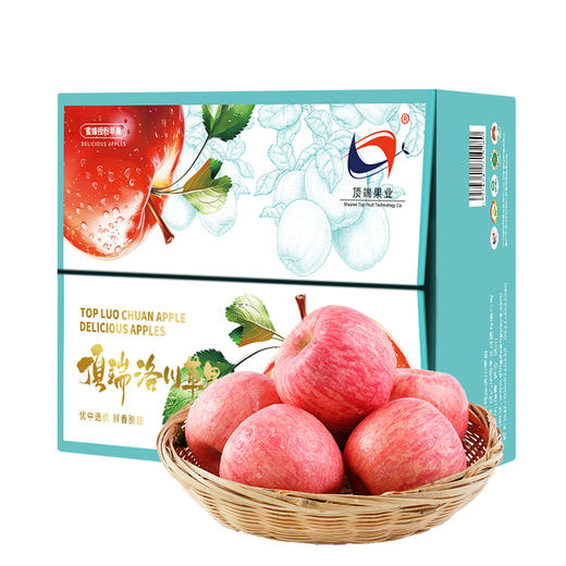 【三口之家】陕西顶端果业洛川红富士陕西苹果40枚75家庭实惠装 商品图8
