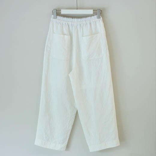 黄阿福 高密水洗亚麻九分裤 商品图3