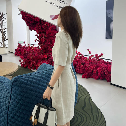 2506302    zhi禾 亚麻衬衫连衣裙 商品图2