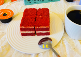 红丝绒咸奶油慕斯蛋糕(小方)