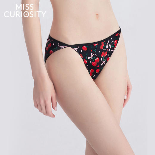 3条98元好奇蜜斯性感低腰三角内裤女夏超薄透气7A抗菌纯棉裆无痕 塞菲娜、格温、薇诗珀 商品图0