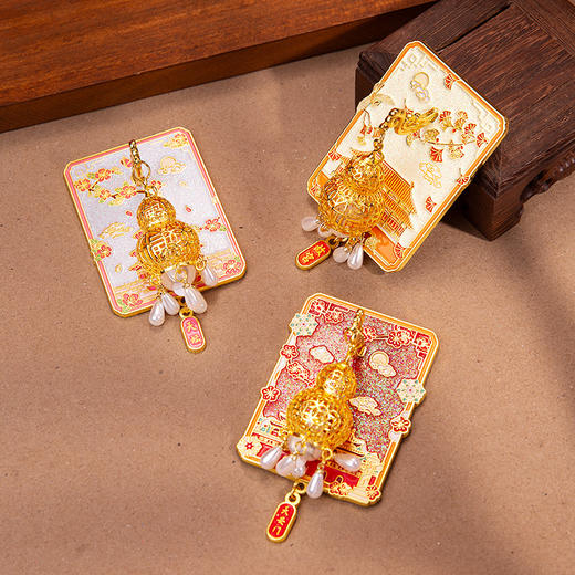 【北京灯笼冰箱贴】发光金属冰箱贴故宫天坛天安门国潮文创磁吸纪念工艺品 商品图3