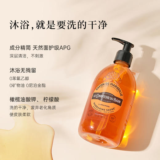 【胖东来同款】【APG面护级沐浴露】【品牌直供】丽芙沐浴露柑橘香型500ml 深层清洁好冲洗不假滑（27.07）新老包装随机发 商品图2