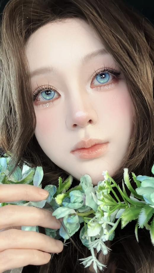 puppbuli半年抛 尘封雪影/萌妹相关/知更鸟 14.2mm 商品图1