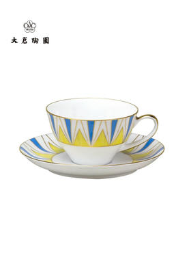 日本大仓陶园OKURA 100th杯艺术装饰咖啡杯碟