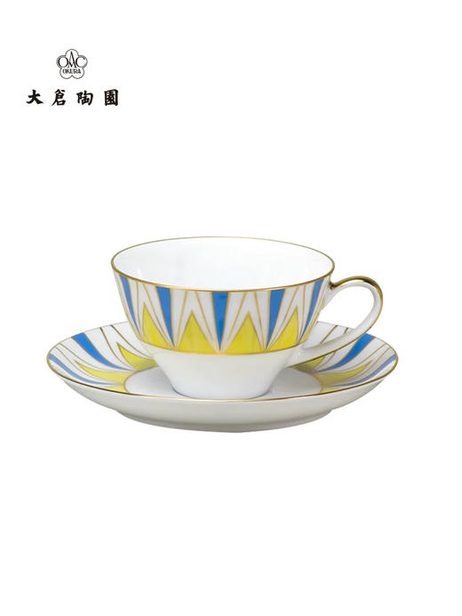 日本大仓陶园OKURA 100th杯艺术装饰咖啡杯碟 商品图0