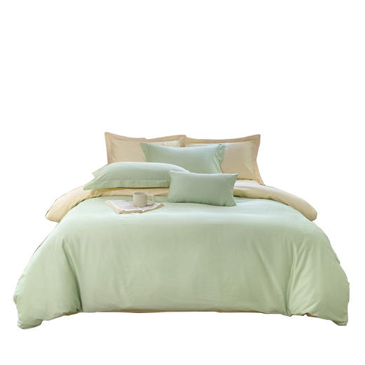 维科 LJ全棉A类素色四件套-撞色款 商品图14