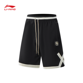 李宁反伍BADFIVE男子速干凉爽比赛裤AAPV073