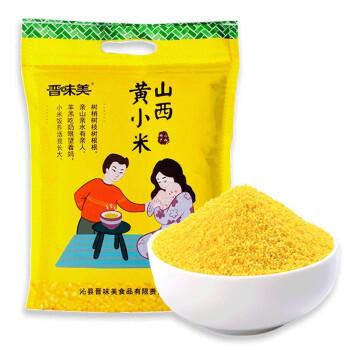 晋味美 山西黄小米5斤 山西特产山西小米五谷杂粮黄小米小米粥家庭款 /粮油调味 /杂粮 /谷米类 商品图1