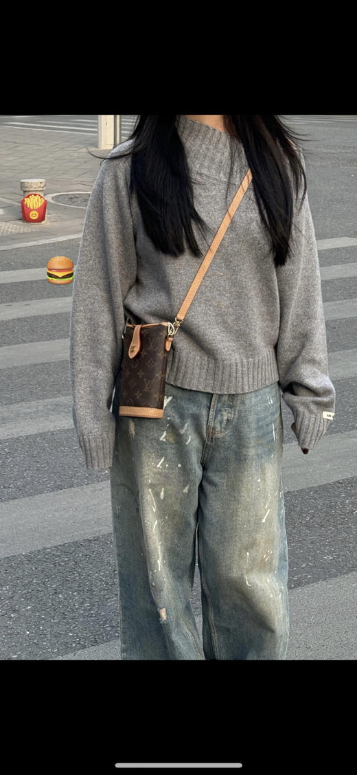 LV 老花 mini 薯条包 斜挎包 商品图2