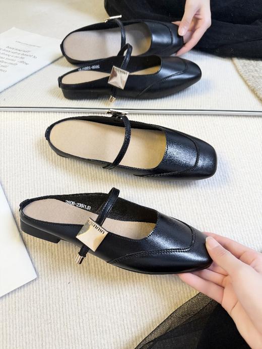 步印【星期六同款】夏日清凉出街神器！包头浅口女拖鞋2520 商品图1