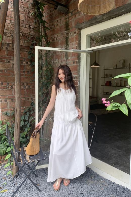 SUMMER & SAGE 白色法式度假风连衣裙 20495 商品图2