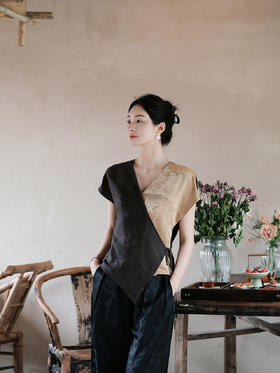 盛唐牡丹| 风清影竹重缎香云纱上衣