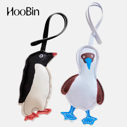【苏州】HooBin/鲣鸟企鹅皮革挂件 商品图0