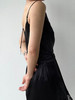 丝所｜S23C001 水晶斜裁V领吊带背心［ 黑 / 白 ] 商品缩略图2