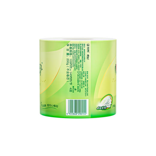 BT2610（箱装）心相印茶语经典200克27粒装四层茶叶压花卷筒卫生纸 商品图1