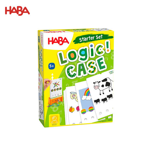 HABA 逻辑盒子 基础款（含底座） 桌游 适合4岁+ 逻辑思维 进阶闯关 单人游戏 德国原装 1306118001 商品图2