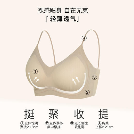 【第二件 0 元｜ 满2件 5 折】【通用杯】【秀黛】冰感透气细带背心粉底液内衣S5116601T【门店同款】 商品图1