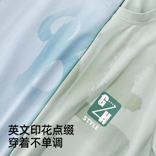 【商场同款】熳洁儿 男士家居服夏季95棉短袖短裤套装休闲可外穿24203951 商品图4