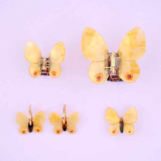 北京仓｜Coucou Suzette-Yellow Butterfly-黄色蝴蝶 耳环［法国设计师］ 商品图7