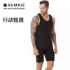 AUMNIE澳弥尼行动短裤黑色贴身瑜伽运动跑步短裤型男百搭款半裤男 商品缩略图2