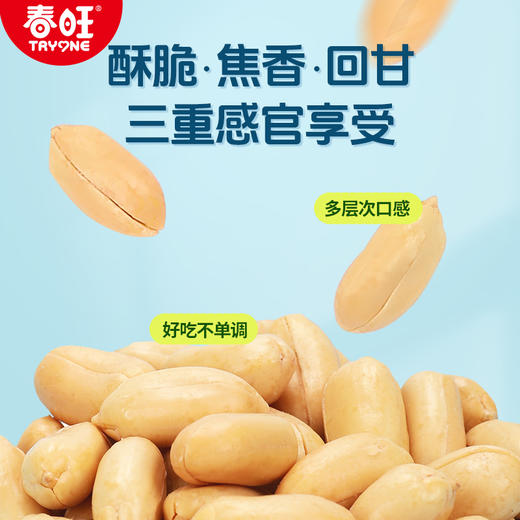 春旺轻盐花生咸味下酒菜办公室零食家庭装 商品图2