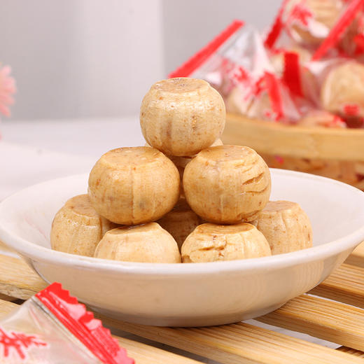 【手工姜糖，原味诱人~】姜汁糖500g袋装 硬质糖果芝麻红糖原味 山东特产手工老姜糖散装 独立包装-QQ 商品图3