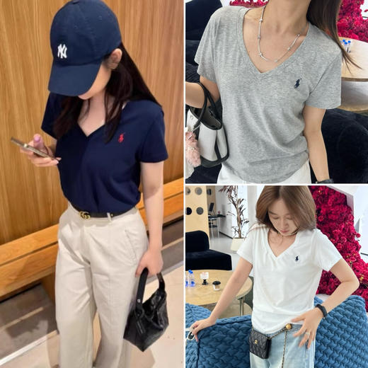 2506304     RL  纯棉V领女款T 商品图0